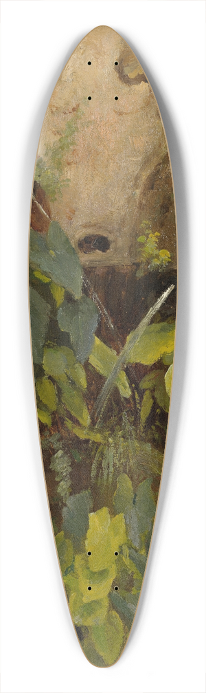 Julie Wilhelmine Hagen-Schwarz - Well with Fauns 39.3 inch art pintail longboard deck