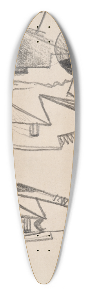 Julio Gonzlez - Ttes 39.3 inch art pintail longboard deck