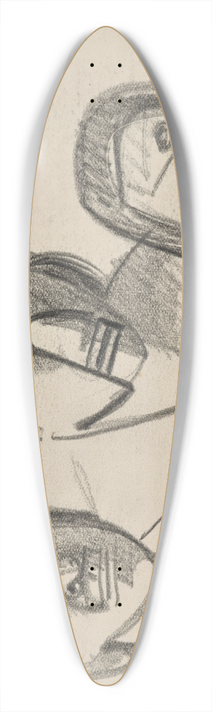 Julio Gonzlez - Ttes 39.3 inch art pintail longboard deck