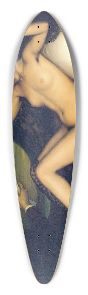 Julio Romero De Torres - Venus of Poetry 39.3 inch art pintail longboard deck