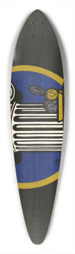 Julius Gipkens - Deutsche Ausstellung, Sparsame Baustoffe. Ausstellungshallen am Zoo, 16. November bis 22 Dezbr. 39.3 inch art pintail longboard deck