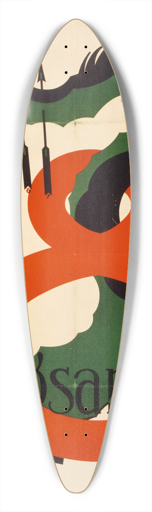 Julius Klinger - 8. Kriegsanleihe 39.3 inch art pintail longboard deck