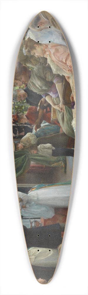 Julius Leblanc Stewart - The Baptism 39.3 inch art pintail longboard deck