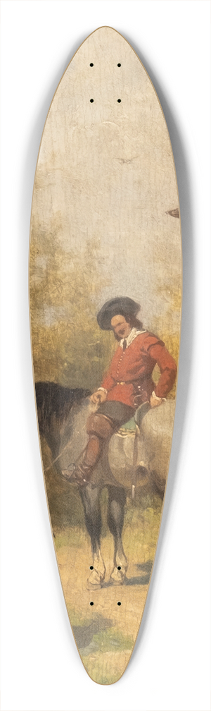Julius Noerr - Mercenary and maid 39.3 inch art pintail longboard deck