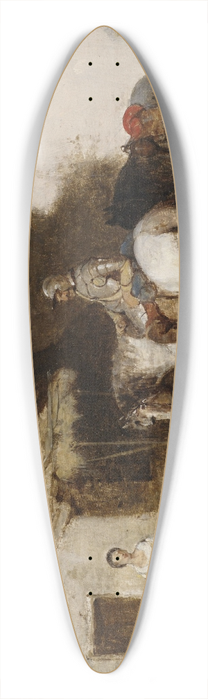 Julius Noerr - Rast 39.3 inch art pintail longboard deck