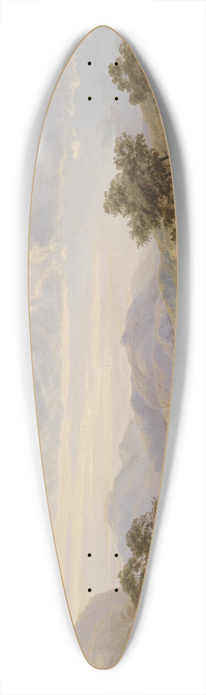 Julius Rose - Landschaft bei Abtenau 39.3 inch art pintail longboard deck