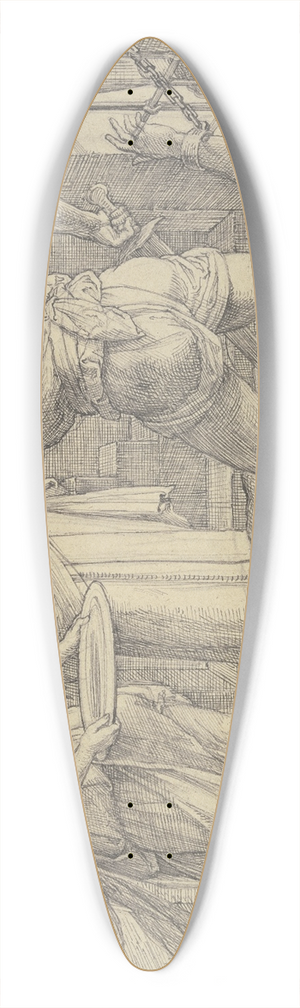 Julius Schnorr Von Carolsfeld - Enthauptung Johannis des Tufers 39.3 inch art pintail longboard deck