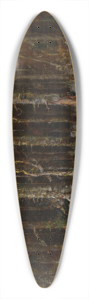 Julius Sergius Klever - Forest In Winter 39.3 inch art pintail longboard deck