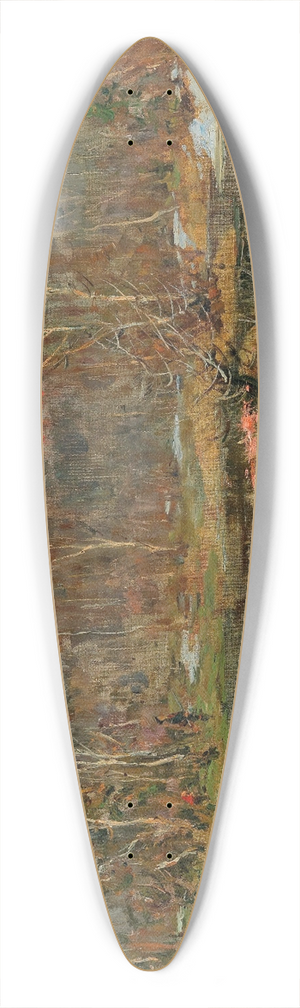 Julius Sergius Klever - On a hunt 39.3 inch art pintail longboard deck