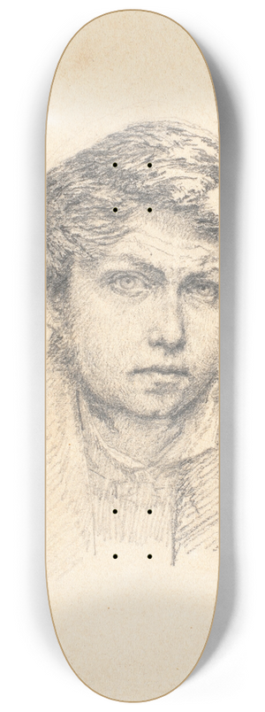 Christen Kbke - Kunstnerens selvportrt 8.25 inch art skate deck Christen Kbke - Kunstnerens selvportrt 8.25 inch art skate deck