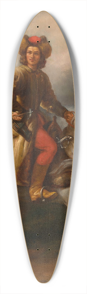 Juliusz Kossak - Lisowczyk (elear) 39.3 inch art pintail longboard deck