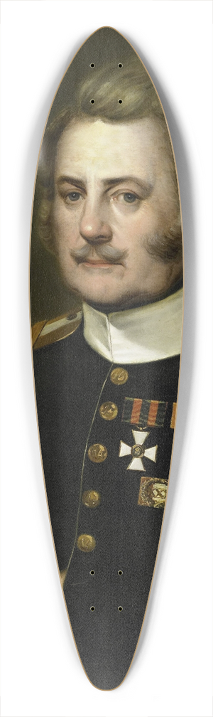 Jurjen De Jong - J. D. B. Wilkens, Lieutenant Colonel in the Infantry 39.3 inch art pintail longboard deck