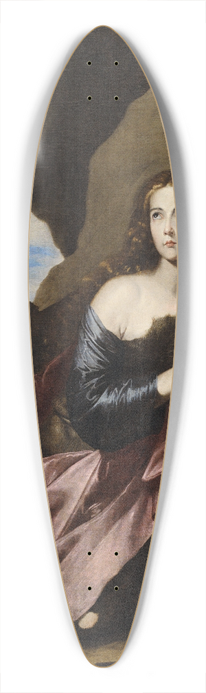 Jusepe de Ribera - Mary Magdalene Penitent 39.3 inch art pintail longboard deck