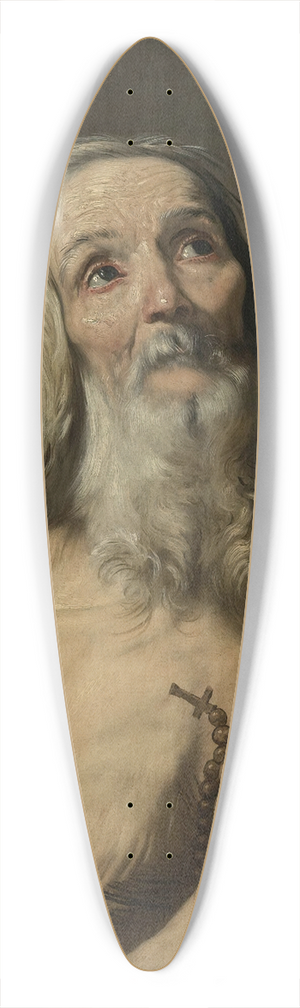 Jusepe de Ribera - Saint Onophrius 39.3 inch art pintail longboard deck