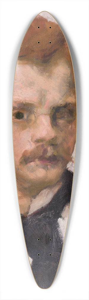 Jzef Mehoffer - Self-Portrait 39.3 inch art pintail longboard deck