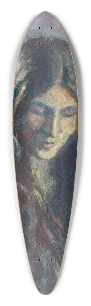 Jzef Pankiewicz - Portrait of a Woman (Young Woman) 39.3 inch art pintail longboard deck