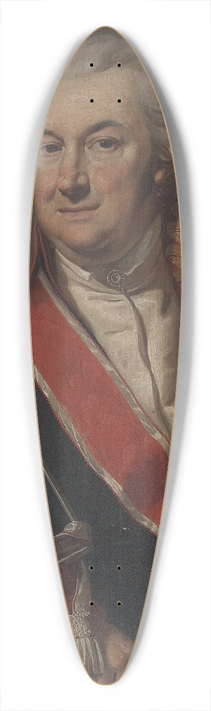 Jzef Peszka - Portrait of general Mikoaj Morawski 39.3 inch art pintail longboard deck