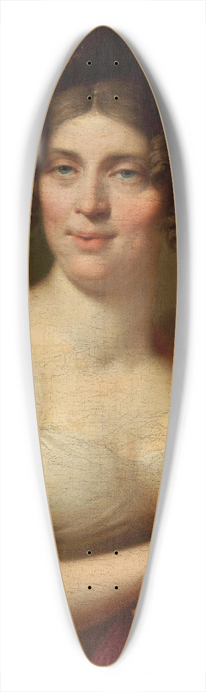 Jzef Peszka - Portrait of Katarzyna Lessel 39.3 inch art pintail longboard deck