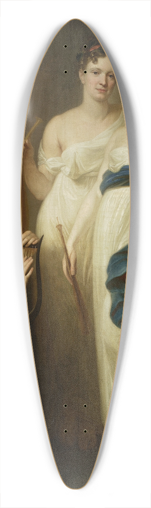 Jzef Peszka - Three muses  Mazarakowa, Lekczyska, Wendowa 39.3 inch art pintail longboard deck