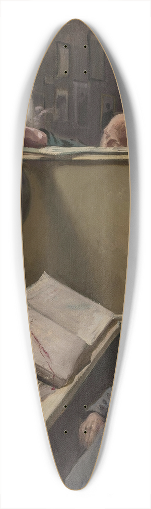 Jzef Rapacki - Artists vision 39.3 inch art pintail longboard deck Jzef Rapacki - Artists vision 39.3 inch art pintail longboard deck