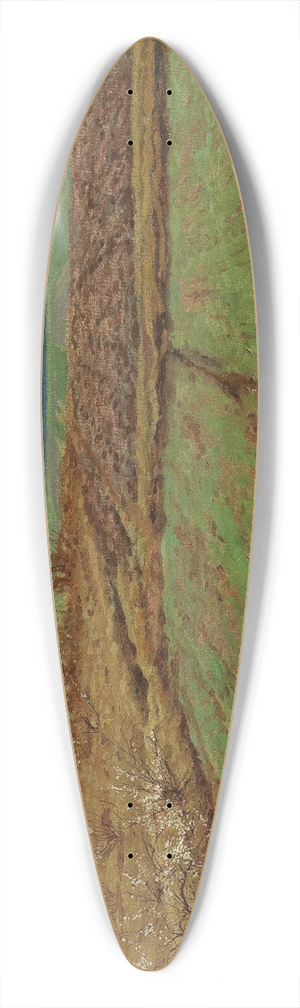 Jzef Rapacki - Winter landscape 39.3 inch art pintail longboard deck