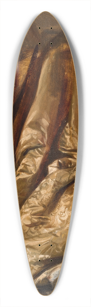 Jzef Simmler - Fragment of the Cover of Quinns Bed. Study to the Painting The Death of Barbara Radziwi 39.3 inch art pintail longboard deck