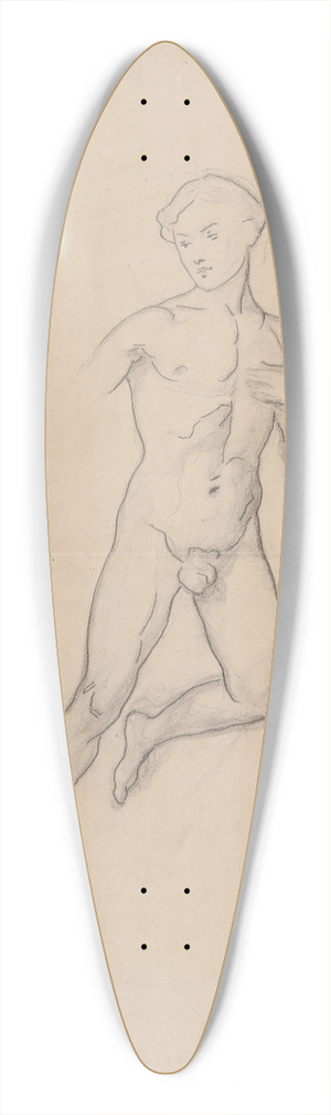 Jzef Simmler - Szkic postaci Amora do plafonu Pochd weselny Amora i Psyche 39.3 inch art pintail longboard deck