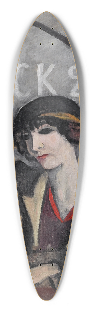 Jzeps Grosvalds - In the Outskirts of Paris 39.3 inch art pintail longboard deck