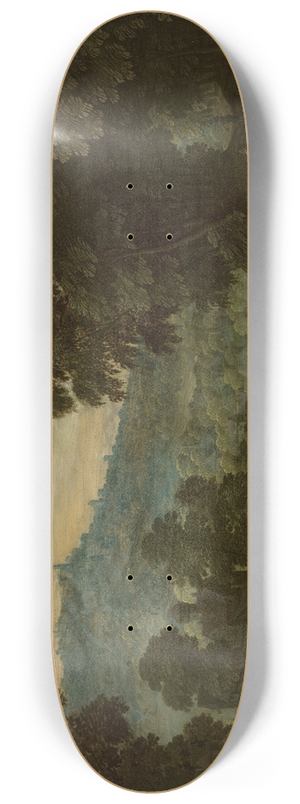 Adriaen van Stalbemt - Countryside landscape with staffage 8.25 inch art skate deck