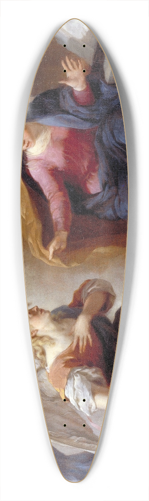 Karel Dujardin - The Annunciation 39.3 inch art pintail longboard deck