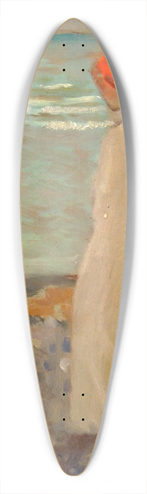 Karel pillar - Ocean Beach 39.3 inch art pintail longboard deck