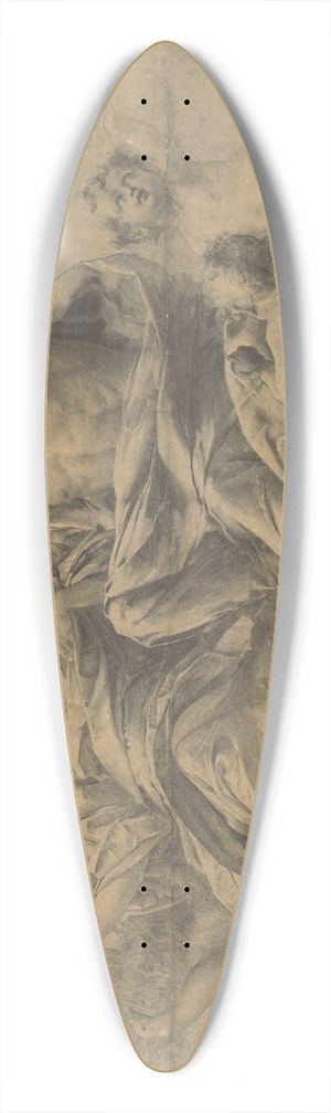 Karel Vitezslav Masek - Zeus and Hera 39.3 inch art pintail longboard deck