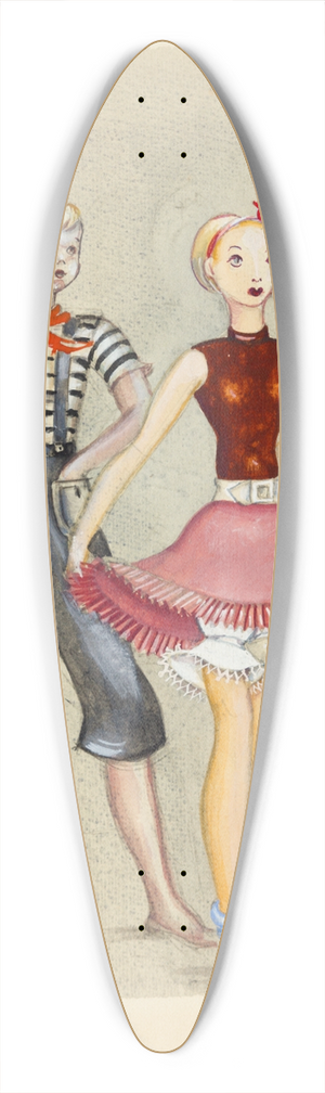 Karin Luts - Niaring, kostmikavand tnavapoisile ja -tdrukule 2 39.3 inch art pintail longboard deck
