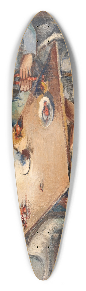 Karin Luts - Vhjasming 39.3 inch art pintail longboard deck