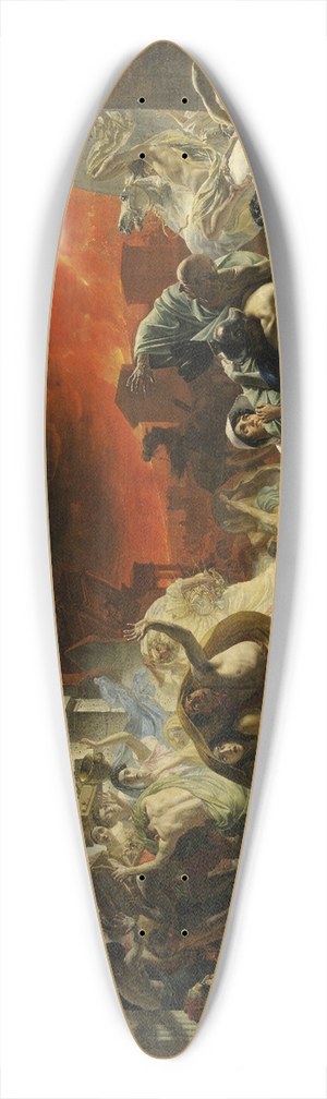 Karl Bryullov - The Last Day of Pompeii 39.3 inch art pintail longboard deck