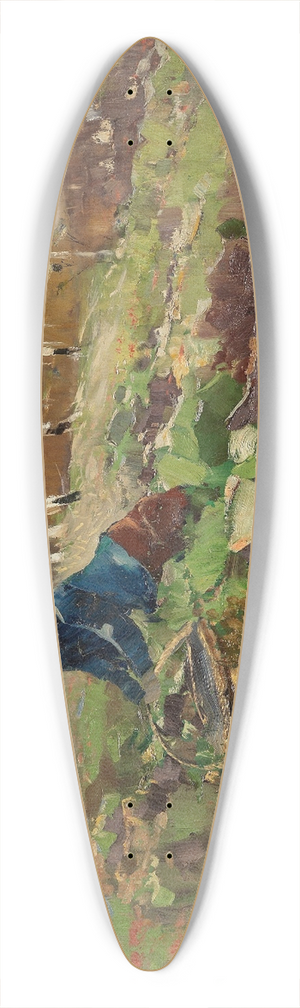Karl Hagemeister - Buerin im Rbenfeld 39.3 inch art pintail longboard deck