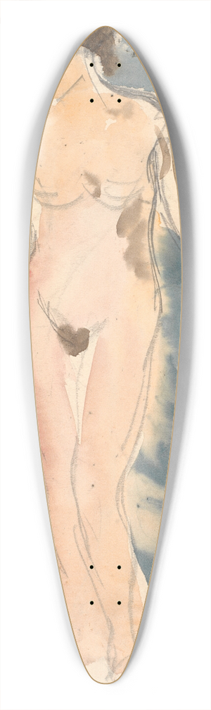 Karl Isakson - Stende kvindelig model 39.3 inch art pintail longboard deck Karl Isakson - Stende kvindelig model 39.3 inch art pintail longboard deck