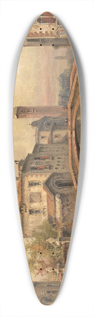 Karl Kaufmann - Venedig, Kanalmotiv 39.3 inch art pintail longboard deck
