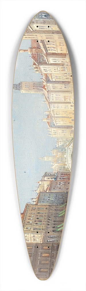 Karl Kaufmann - Venetian Scene III 39.3 inch art pintail longboard deck