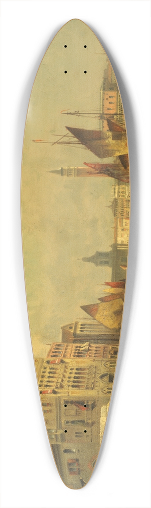 Karl Kaufmann - View of Venice 39.3 inch art pintail longboard deck