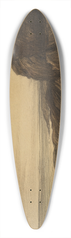 Karl Nordstrm - Coastal Cliffs 39.3 inch art pintail longboard deck