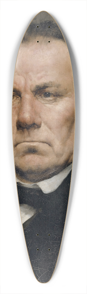 Karl Stauffer-Bern - Portrait of a Village Mayor 39.3 inch art pintail longboard deck