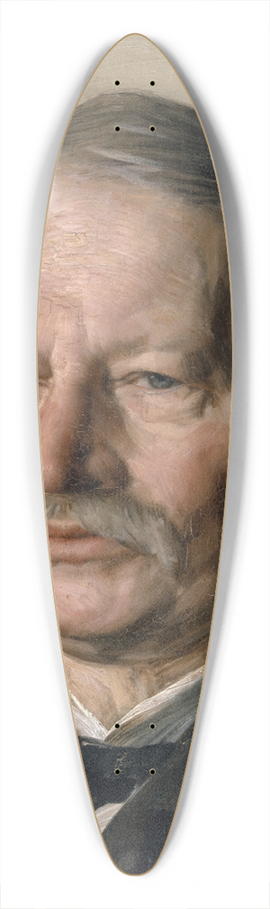 Karl Stauffer-Bern - Portrait of the Poet Gustav Freytag 39.3 inch art pintail longboard deck
