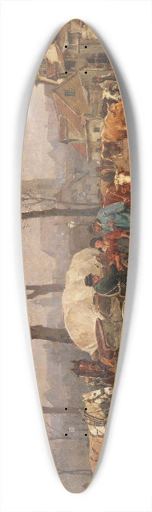 Karl Stuhlmller - Herbstlicher Viehmarkt 39.3 inch art pintail longboard deck