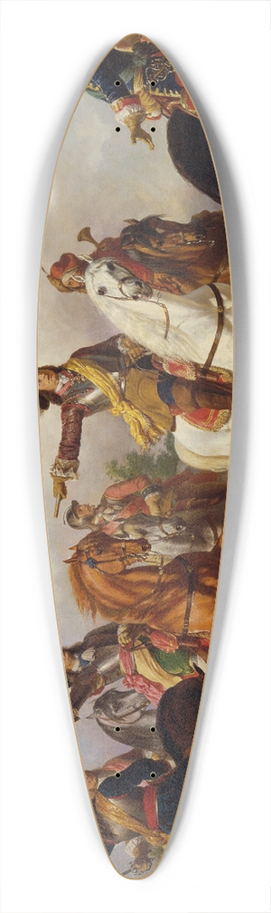 Karl von Blaas - Die Schlacht bei St. Gotthard 1664 39.3 inch art pintail longboard deck