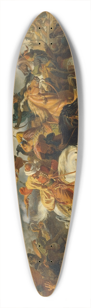 Karl von Blaas - Die Schlacht bei Zenta 1697 39.3 inch art pintail longboard deck