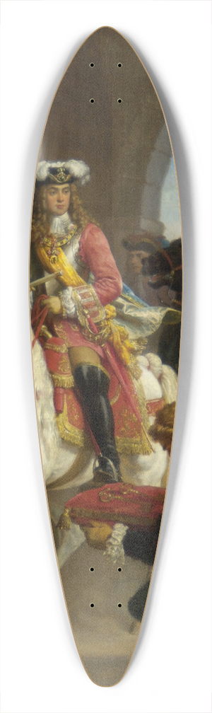 Karl von Blaas - Entry of Charles III. in Madrid in 1710 39.3 inch art pintail longboard deck