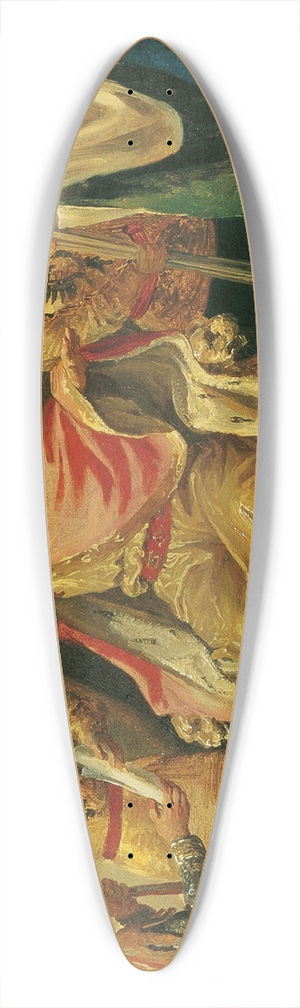 Karl von Blaas - Friedrich Barbarossa belehnt Heinrich Jasomirgott und Heinrich den Lwen 39.3 inch art pintail longboard deck