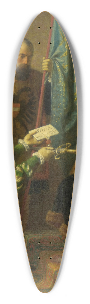 Karl von Blaas - Kaiser Karl V. und Knig Franz I. bei Pavia 1525 39.3 inch art pintail longboard deck