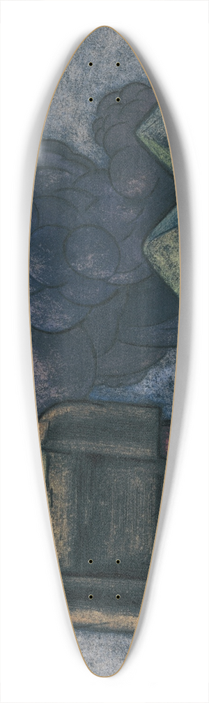Karl Wiener - Geschndete Landschaft 39.3 inch art pintail longboard deck